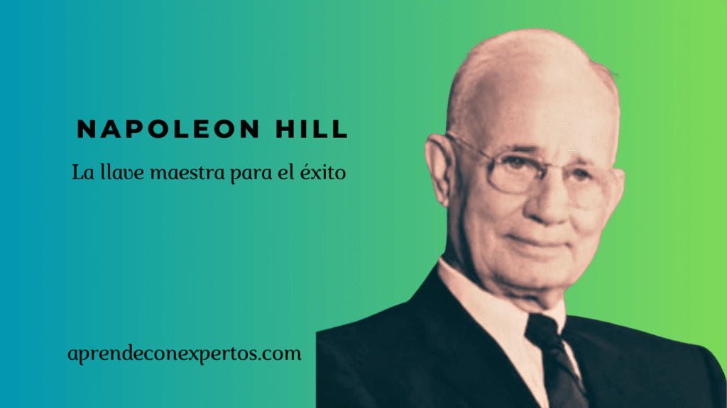 Retrato de Napoleon Hill, autor de los 17 principios del éxito y de la filosofía del logro personal